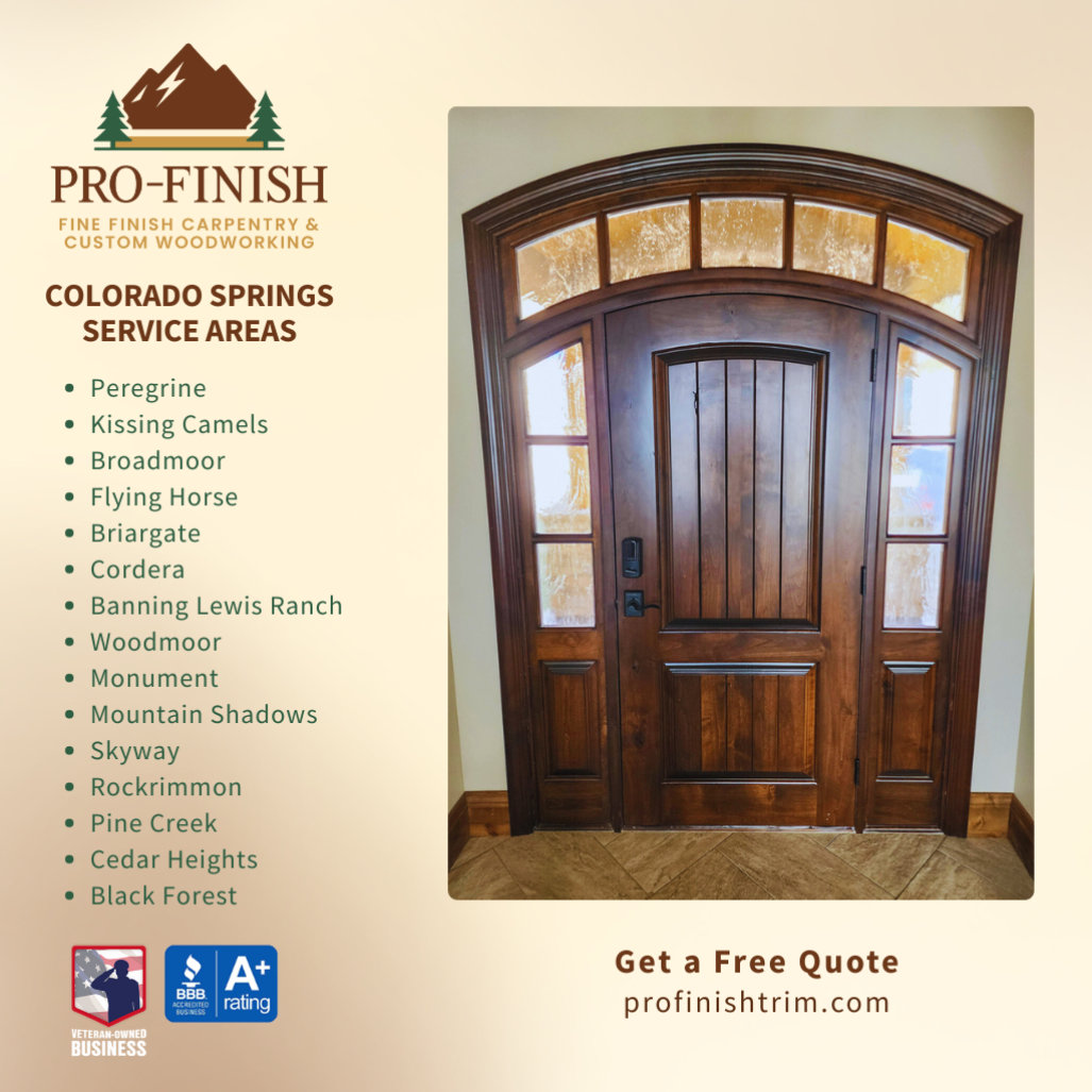 Finish Carpentry in Colorado Springs