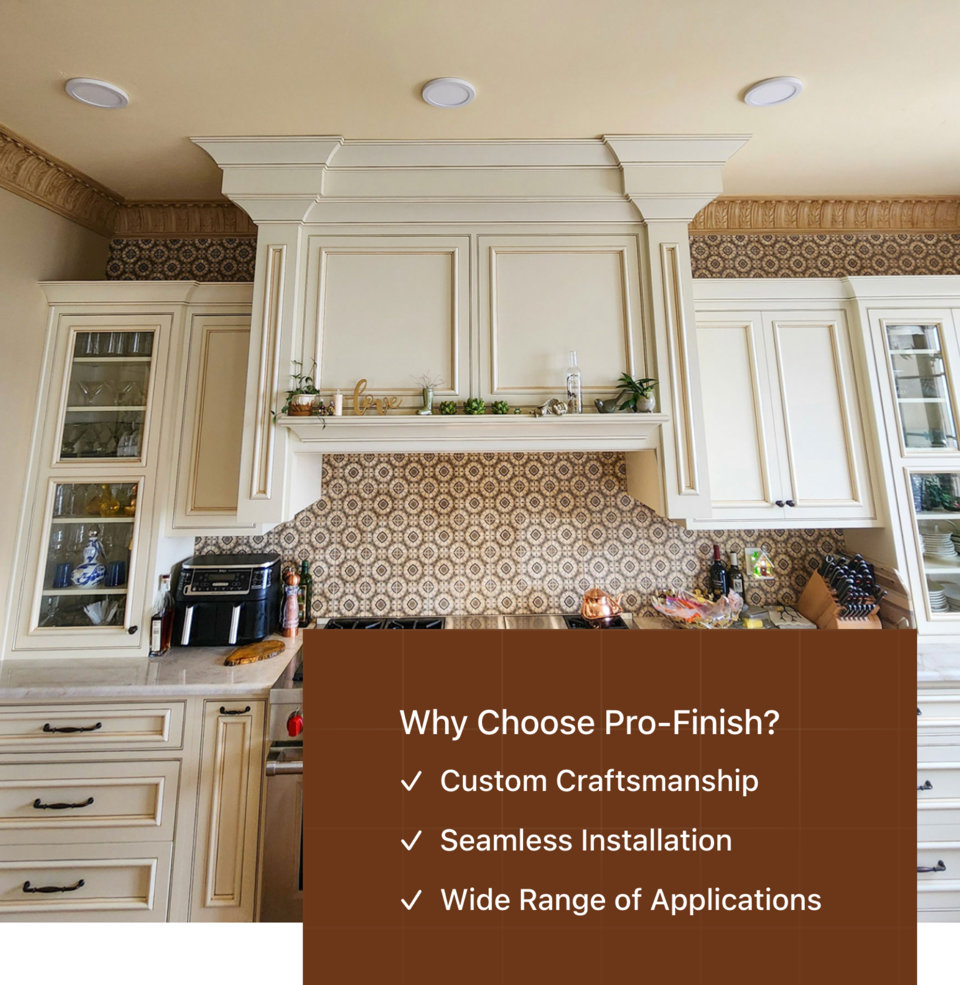 Custom interior trim and cabinetry installation in Colorado Springs by Pro-Finish