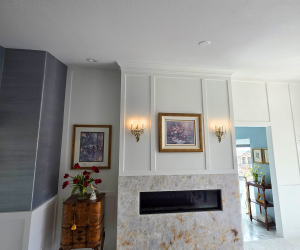 Accent Wall & Applied Moldings & Shiplap Accent Wall & Applied Moldings & Shiplap