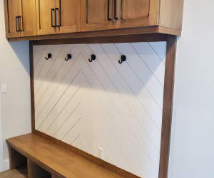 Accent Wall & Applied Moldings & Shiplap Accent Wall & Applied Moldings & Shiplap