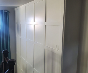 Accent Wall & Applied Moldings & Shiplap Accent Wall & Applied Moldings & Shiplap