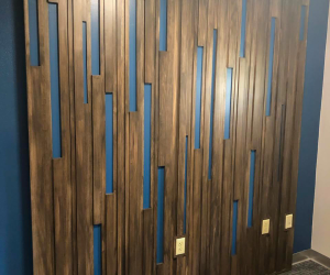 Accent Wall & Applied Moldings & Shiplap Accent Wall & Applied Moldings & Shiplap