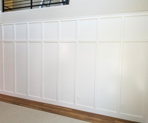 Accent Wall & Applied Moldings & Shiplap Accent Wall & Applied Moldings & Shiplap
