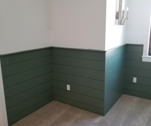 Accent Wall & Applied Moldings & Shiplap Accent Wall & Applied Moldings & Shiplap