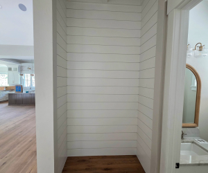 Accent Wall & Applied Moldings & Shiplap Accent Wall & Applied Moldings & Shiplap