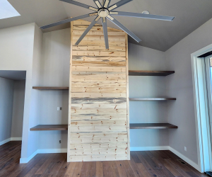 Accent Wall & Applied Moldings & Shiplap Accent Wall & Applied Moldings & Shiplap